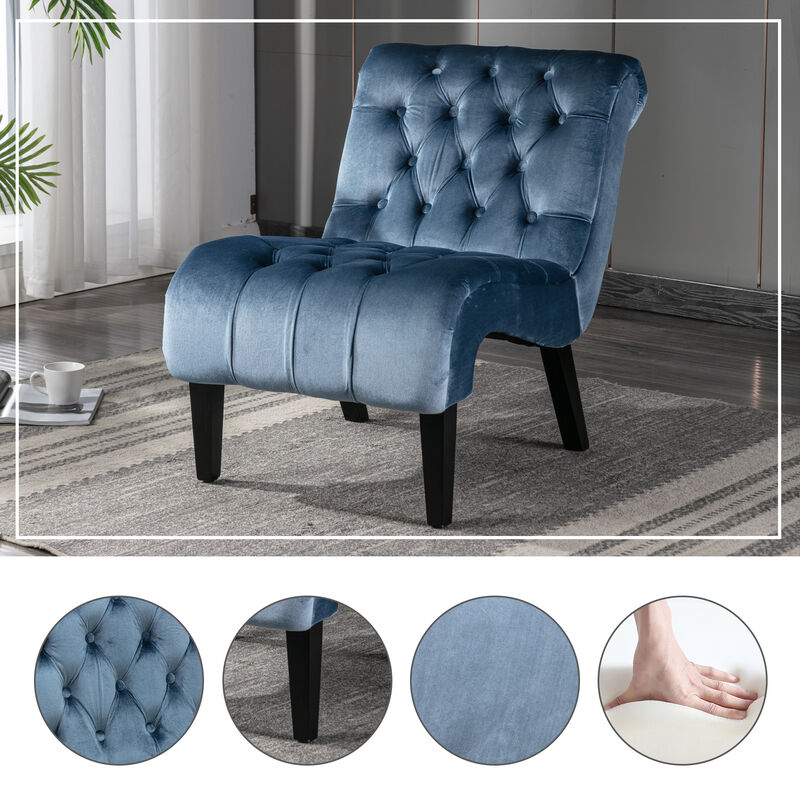Mulpgo Velvet Accent Chair image number 4