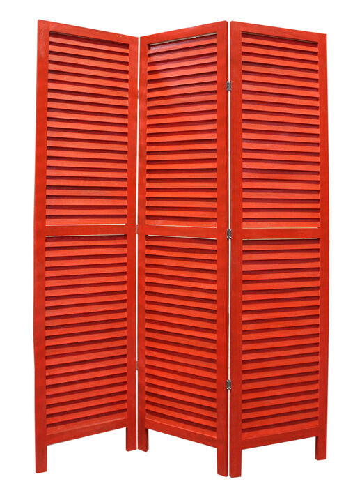 Decorative Wood Shutter Screen for Privacy and Stylish Room Division