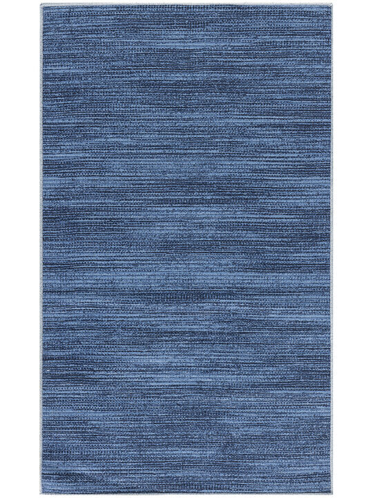 Nourison Washables NWB03 Blue 6' x 9' Rug