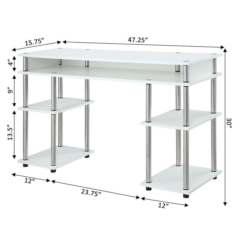 Convience Concept, Inc. Designs2Go No Tools Student Desk
