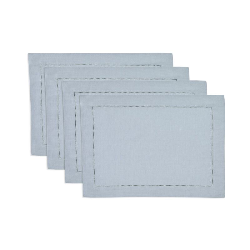 Linen Placemats - Classic Hemstitch (Set of 4)