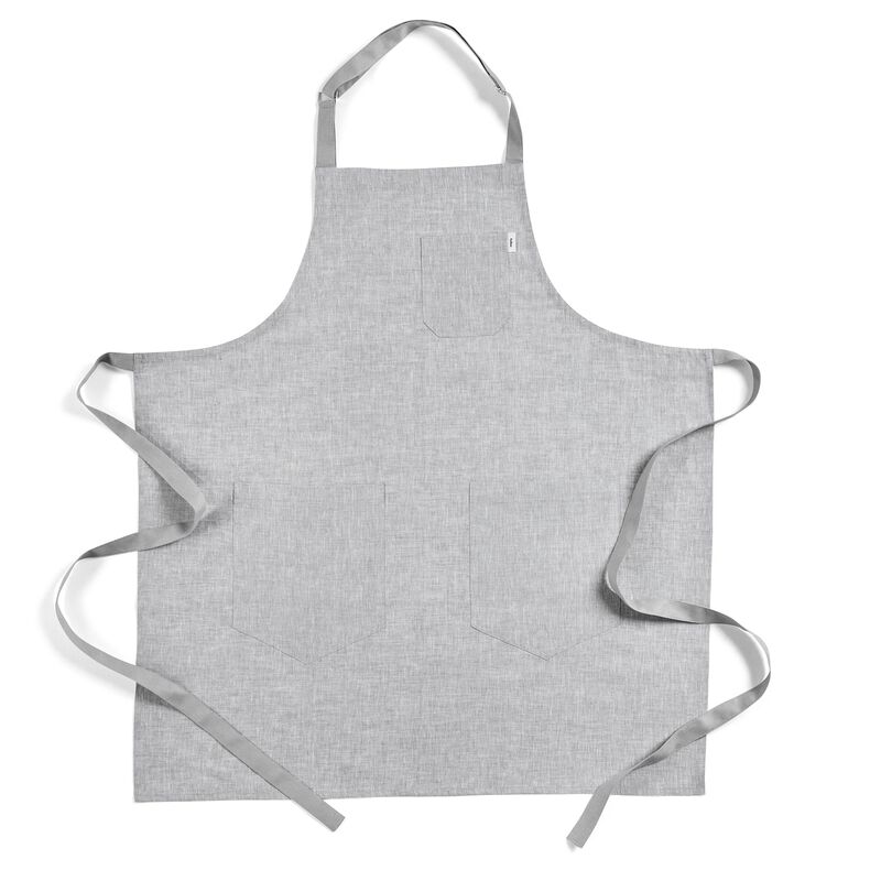 Solino Home 100% Pure Linen Apron - Linen Bib Apron image number 0