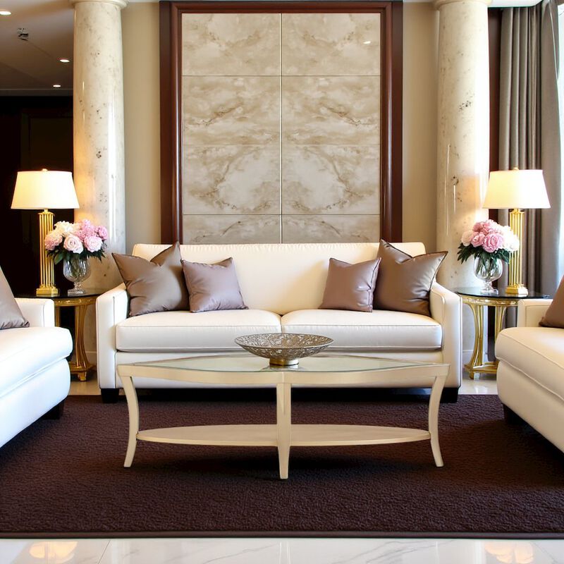 Elegant Wood and Glass Table - Unique Glass Top Coffee Table Design image number 1