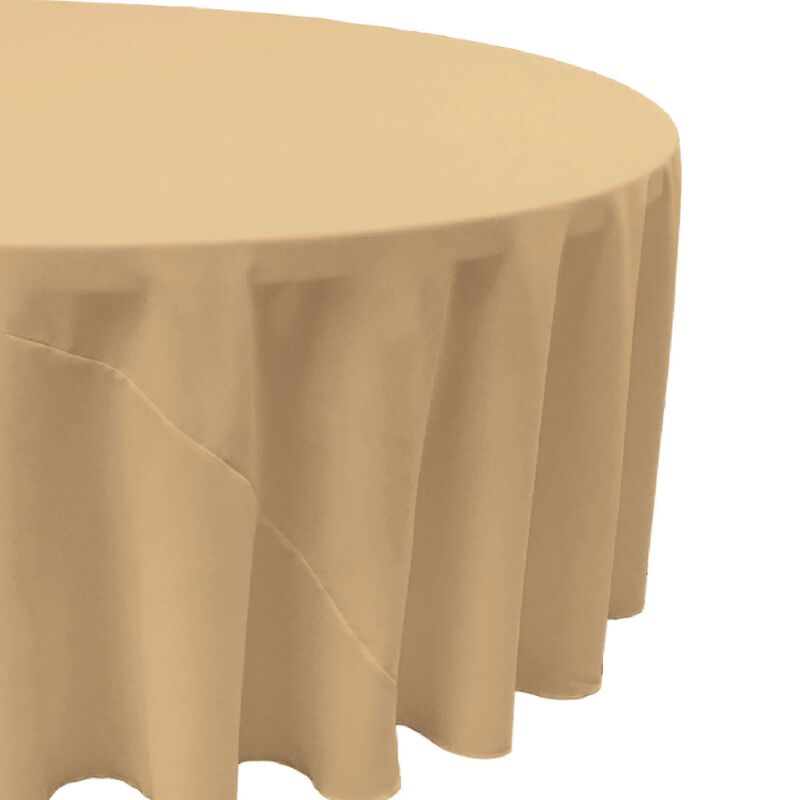 Polyester Poplin Round Dining Tablecloth for Home, Parties and Special Occasions image number 2