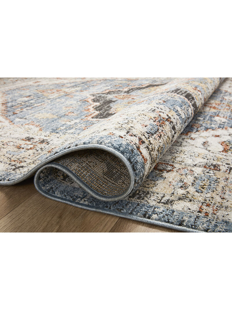 Odette ODT06 Sky/Multi 18" x 18" Sample Rug