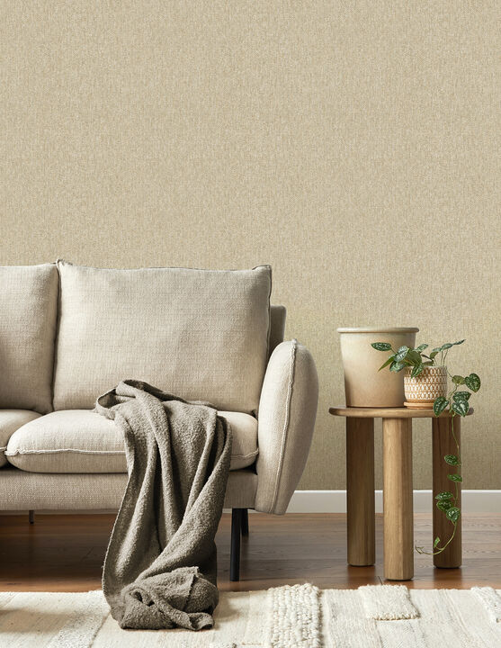 Theo Light Brown Chevron Wallpaper