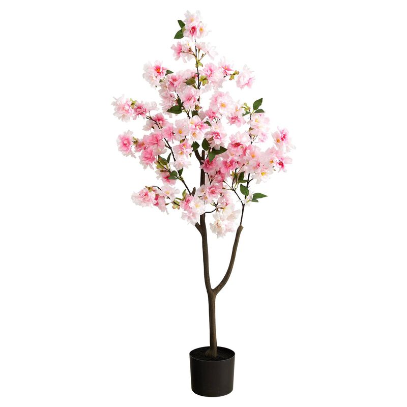 Nearly Natural 4-ft Cherry Blossom Artificial Tree