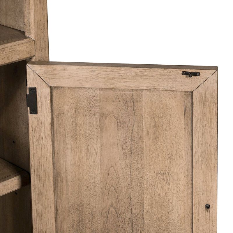 Liberty Furniture 2 PcSet of Bookcase Home Office Adjustable Shelves Display with Storage image number 8