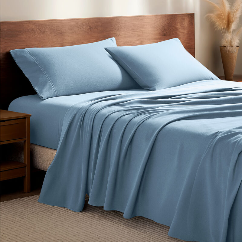 Soft & Cozy 100% Cotton Flannel Sheet Set image number 1