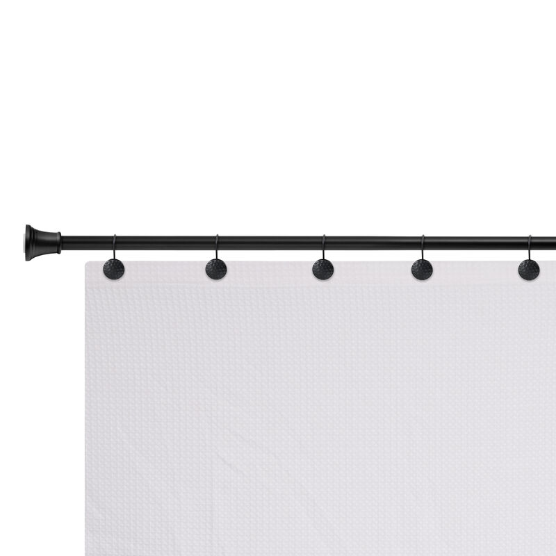 12-Piece Resistant Metal Shower Curtain Hooks image number 5