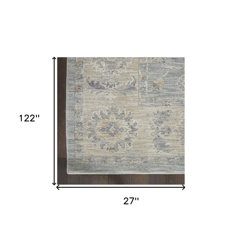 HomeRoots Floral Runner Rug image number 3