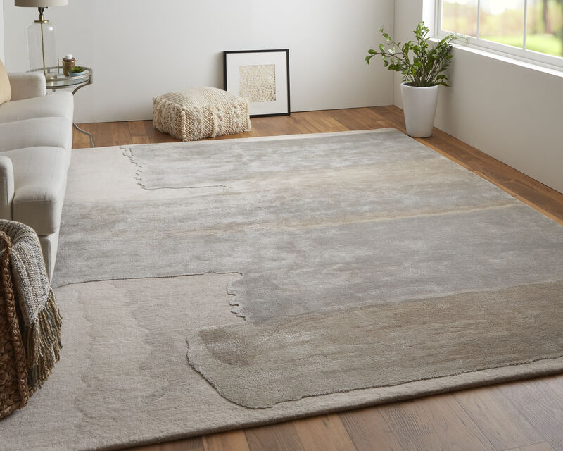 Anya 8921F Ivory/Gray 5' x 8' Rug