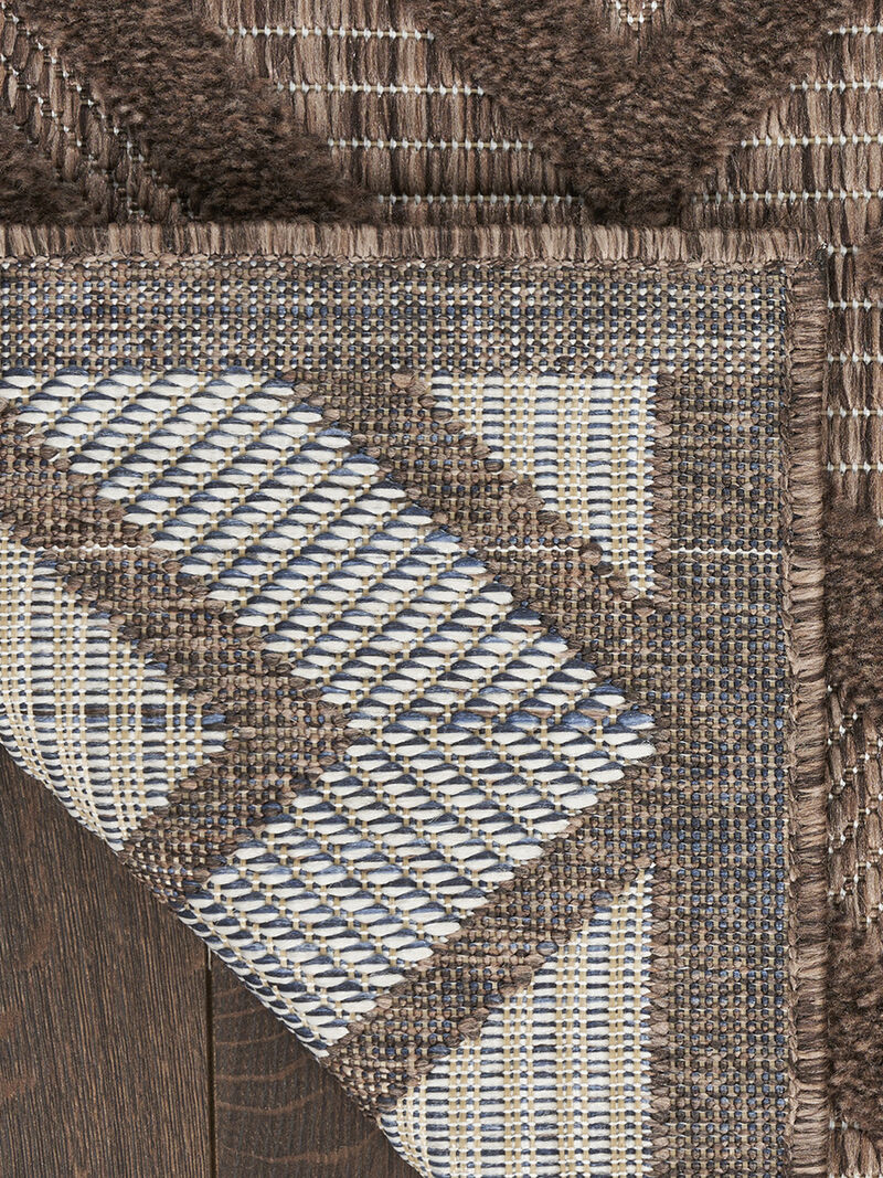 Versatile NRV01 Brown 8' x 10' Rug