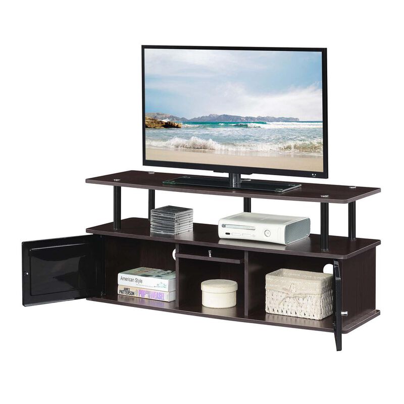 Convience Concept, Inc. TV Stand with 3 Storage Cabinets and Shelf for TVs up to 55 inches