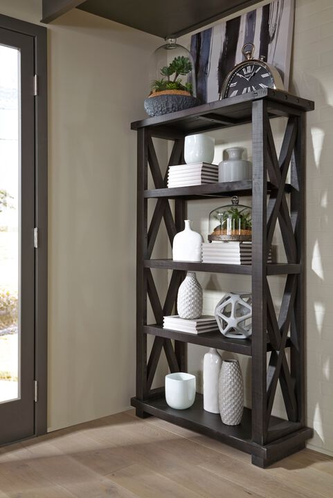 Yosemite Solid Wood Bookcase in Cafe