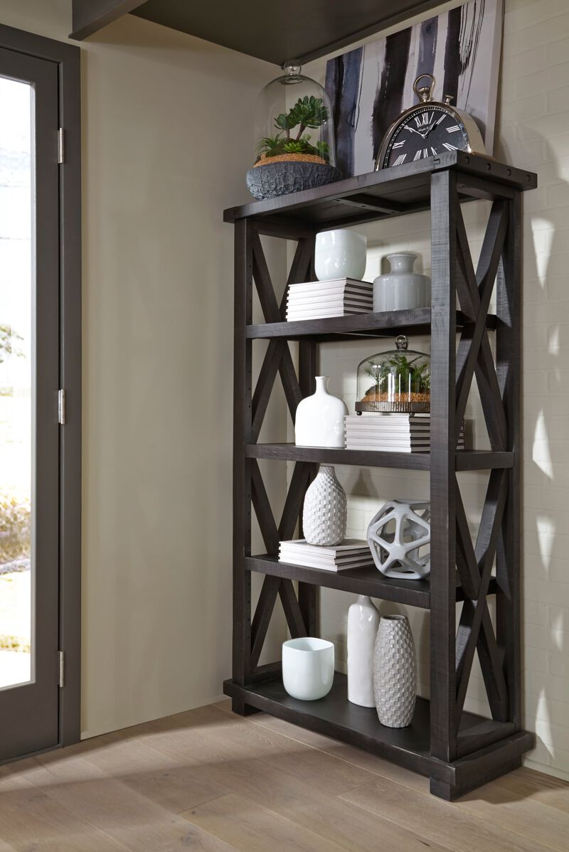 Yosemite Solid Wood Bookcase in Cafe