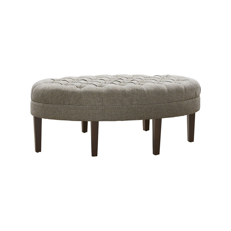 Gracie Mills Mareli Surfboard Tufted Oval Ottoman