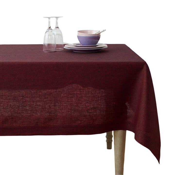 Solino Home 100% Pure Linen Tablecloth - Athena