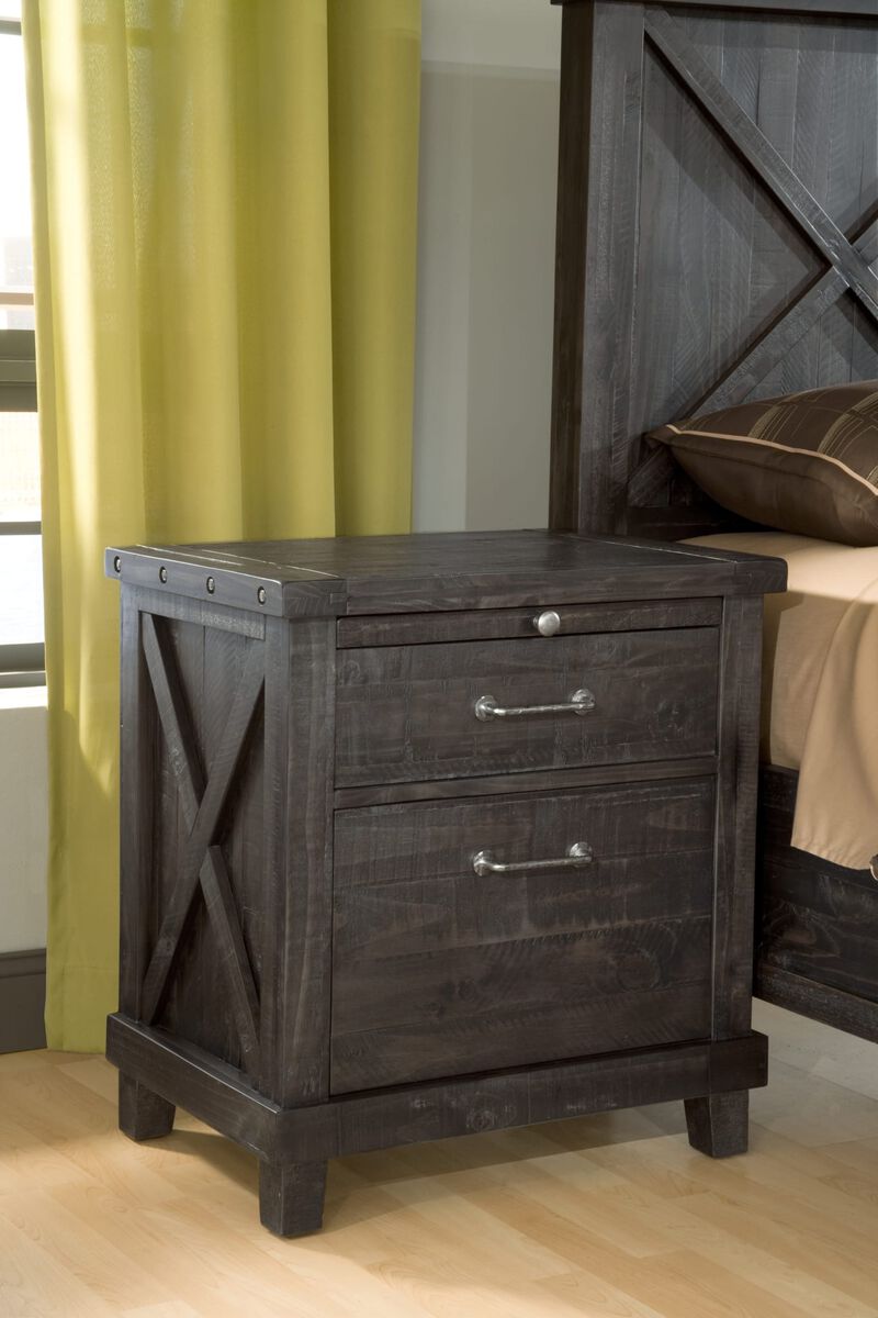 Yosemite Solid Wood Nightstand in Cafe image number 2