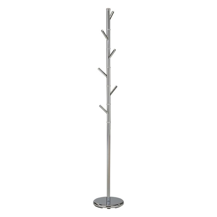 Kings Brand Furniture Metal Freestanding Hall Tree Coat Rack Stand for Bedroom, Hallway, Entrance, Office, for Hats, Coats, Scarves, Handbags