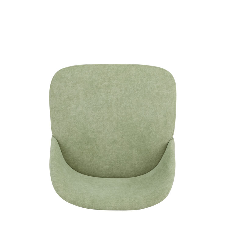 Christopher Knight Home Skye Mid-Century Modern Upholstered Dining Chairs with Curved Backrest (Set of 2) image number 6