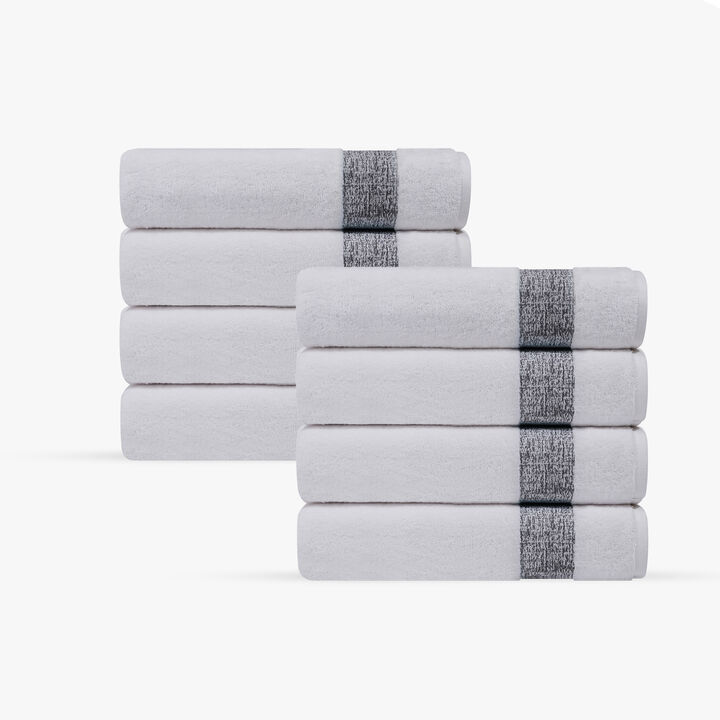 Pera 8 pcs Turkish Wash Towels Set
