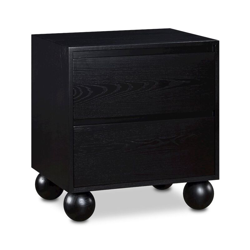 Meridian Furniture Kent Black Night Stand