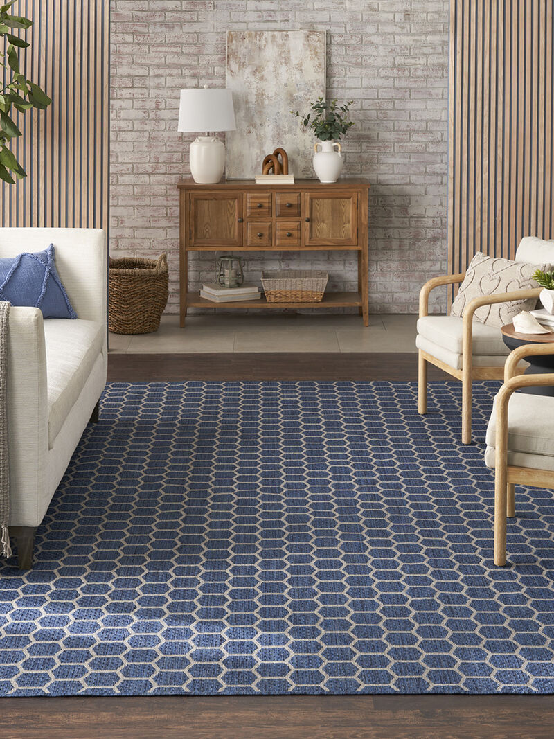 Twist Reversible TWS01 Blue 10' x 14' Rug