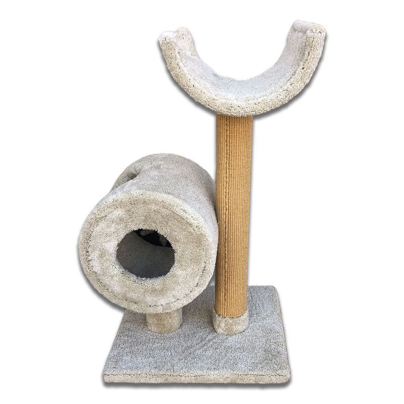 Royal Cat Boutique 40-in Cat Perch & Play Tunnel, Neutral, Medium image number 1