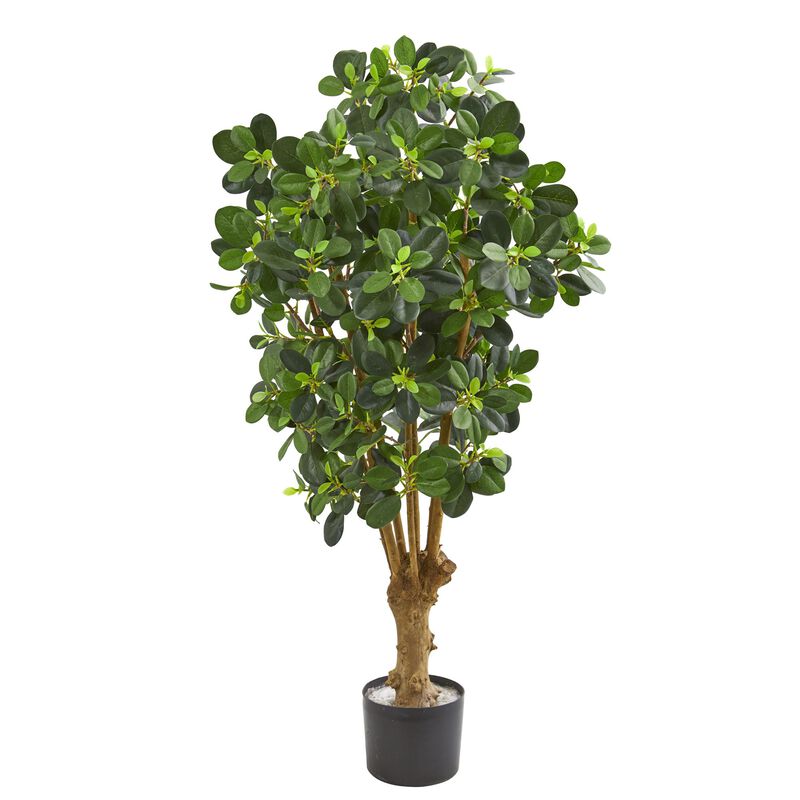 Hivvago 3 Feet Panda Ficus Artificial Tree