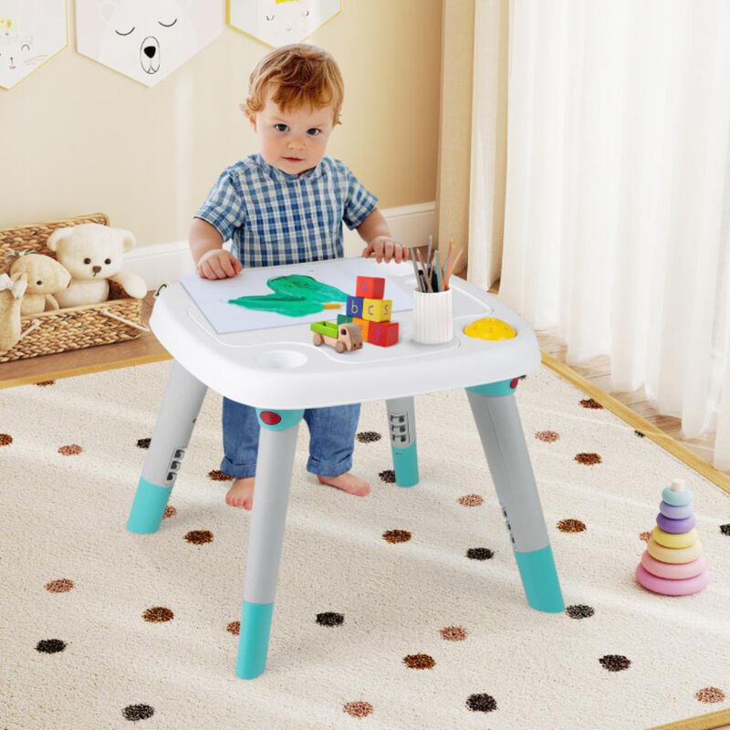 Hivvago 6-in-1 Baby Activity Center Infant Jumper Toddler Table