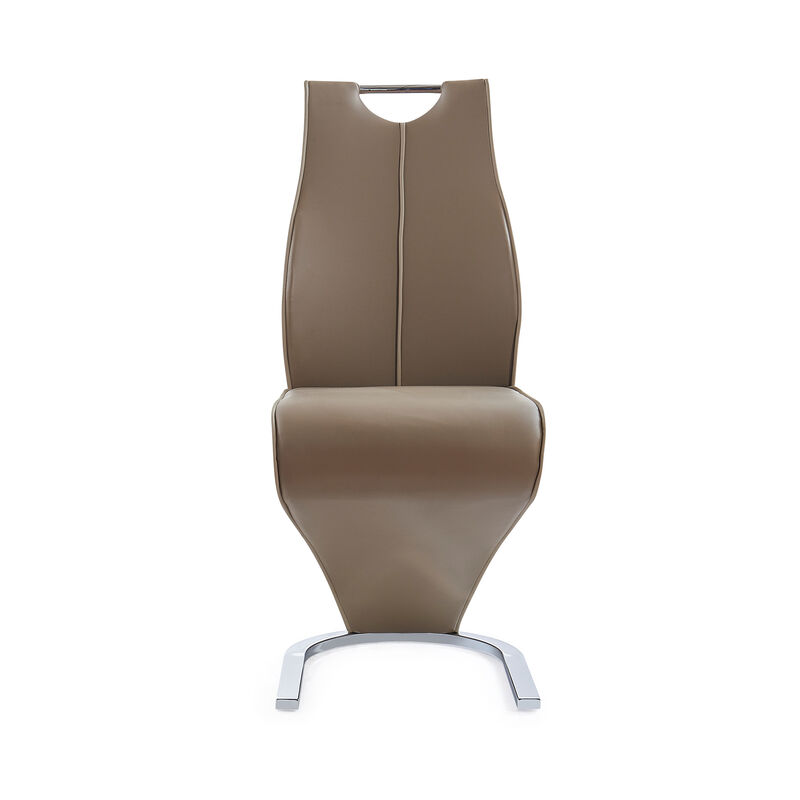 Modern Upholstered Dining Chairs Set of 2 image number 5