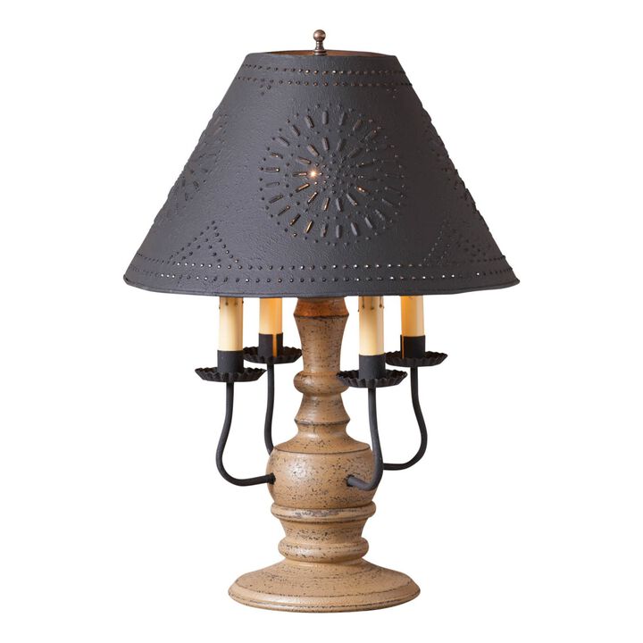 Cedar Creek Lamp In Americana Pearwood With Shade