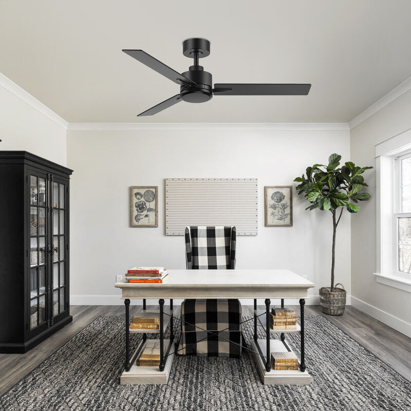 Breezary 48" Ceiling Fan No Light, 3 Blades, DC Motor, 6 Speeds, Remote Control, Reversible image number 9