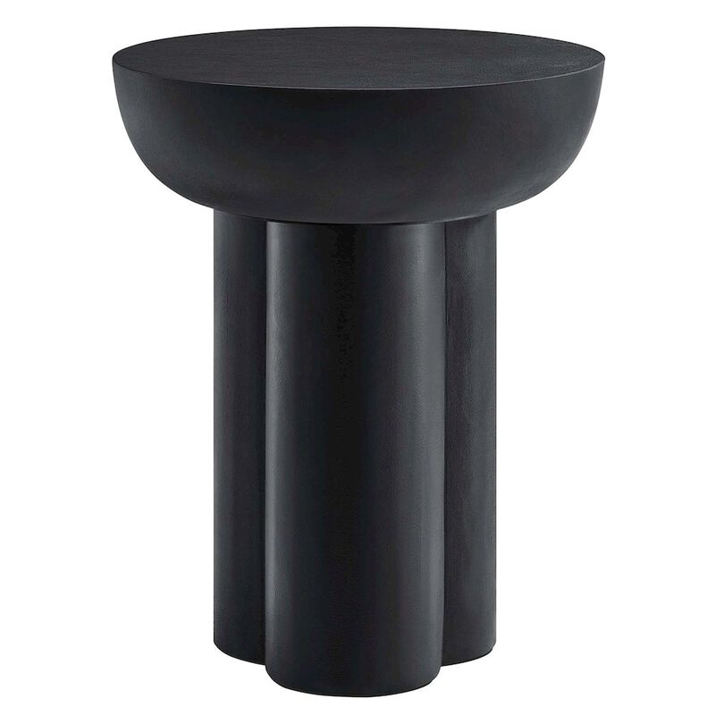 Caspian Round Concrete Side Table image number 0