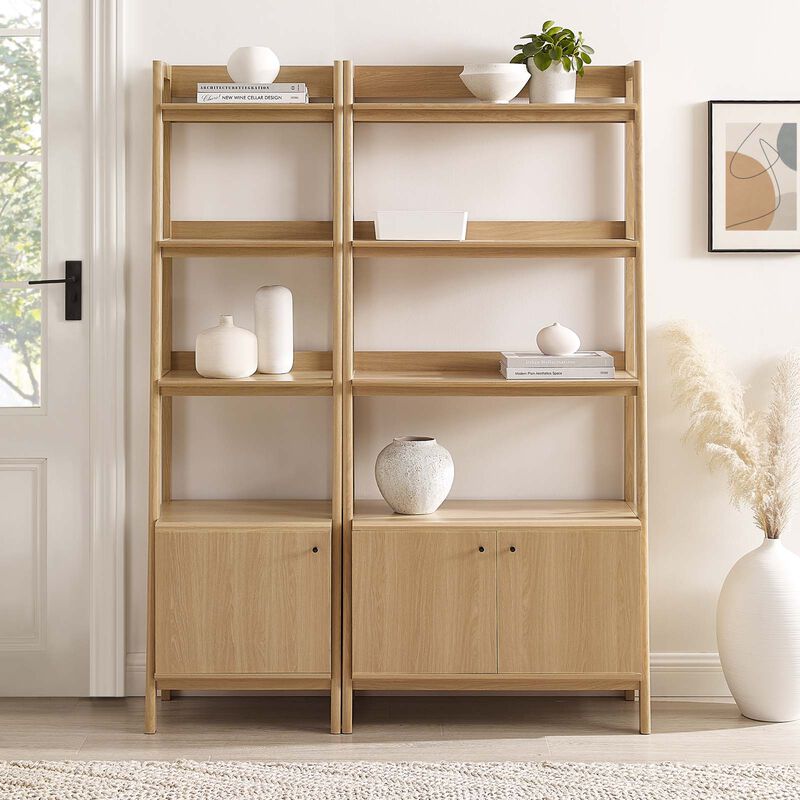 Bixby Wood Bookshelves - Set of 2 image number 1