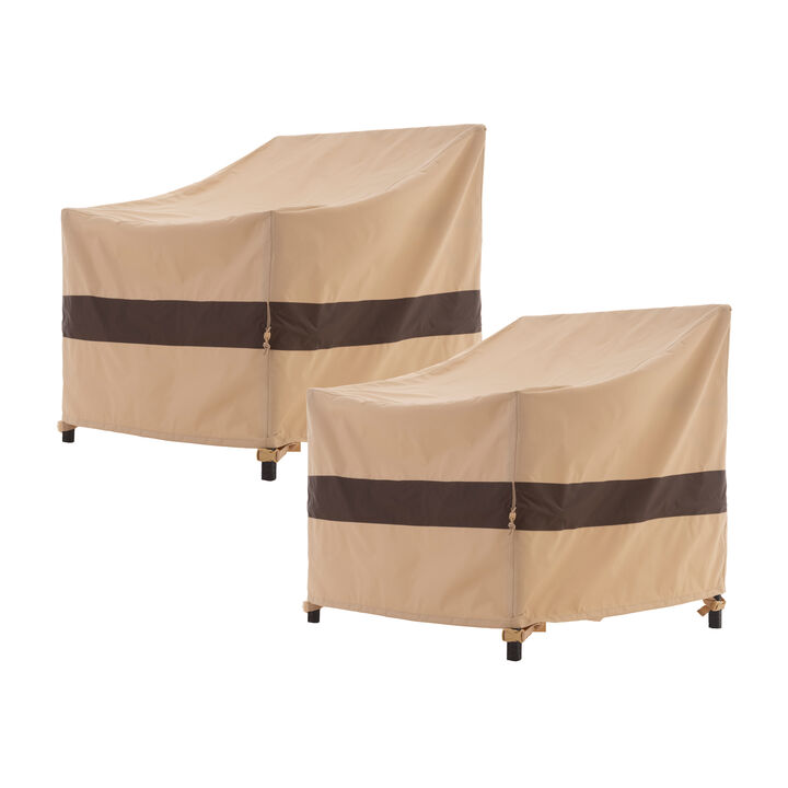 Waterproof Outdoor Patio Chairs Covers - 2 Packs
