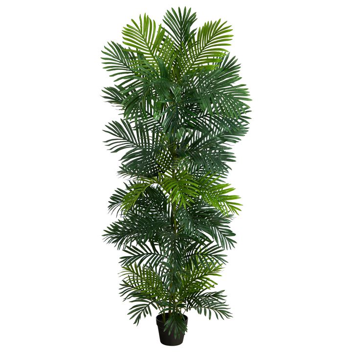 HomPlanti 70 Inches Areca Artificial Palm Tree UV Resistant (Indoor/Outdoor)