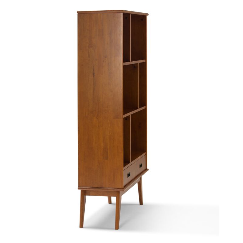 Lirbru Mid Century Wide Bookcase image number 3