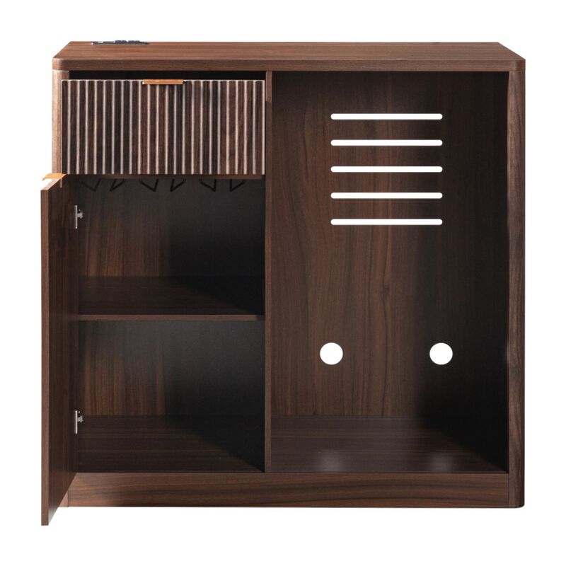 Falfil Mini Fridge Liquor Sideboard Cabinet image number 8