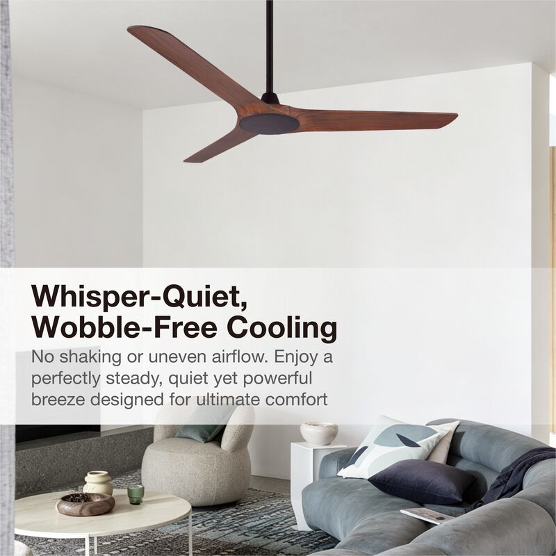 Abyss 56" Outdoor Ceiling Fan with Remote image number 4