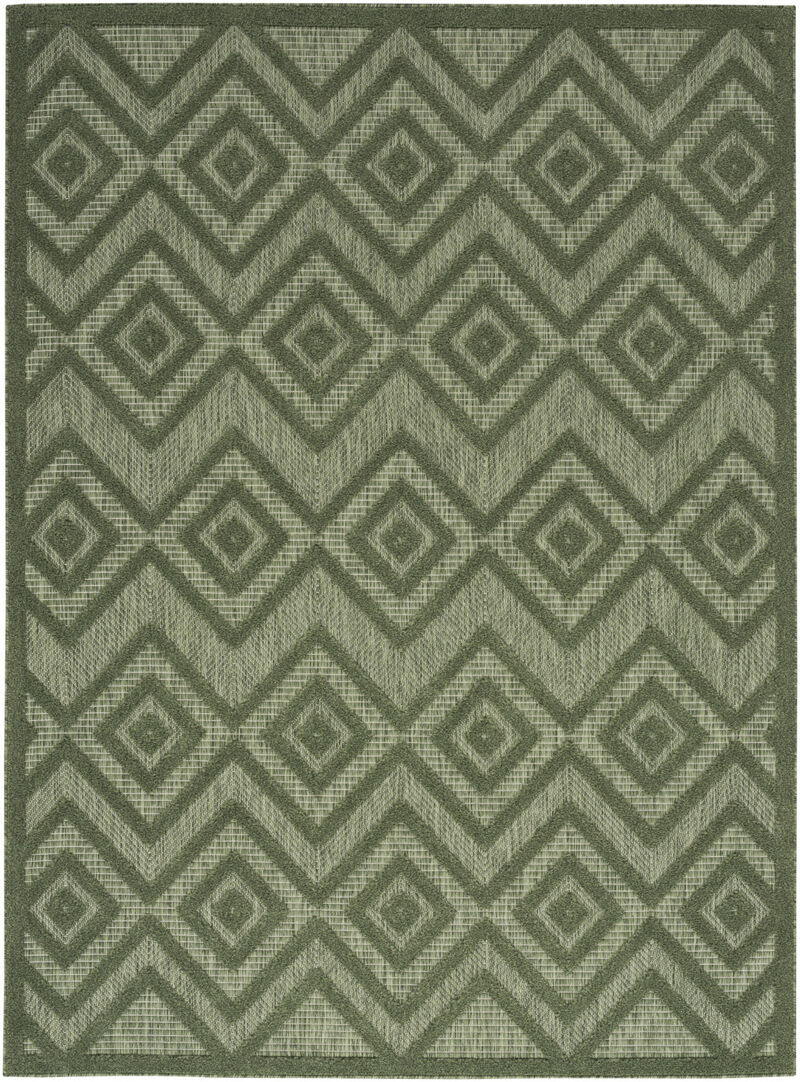 HomeRoots Geometric Indoor Outdoor Area Rug image number 0