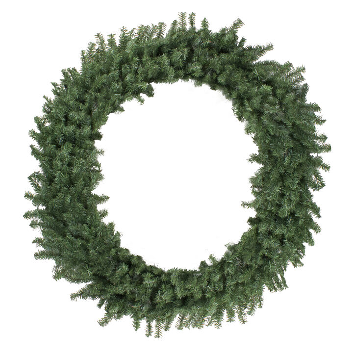 Canadian Pine Commercial Artificial Christmas Wreath  72-Inch  Unlit