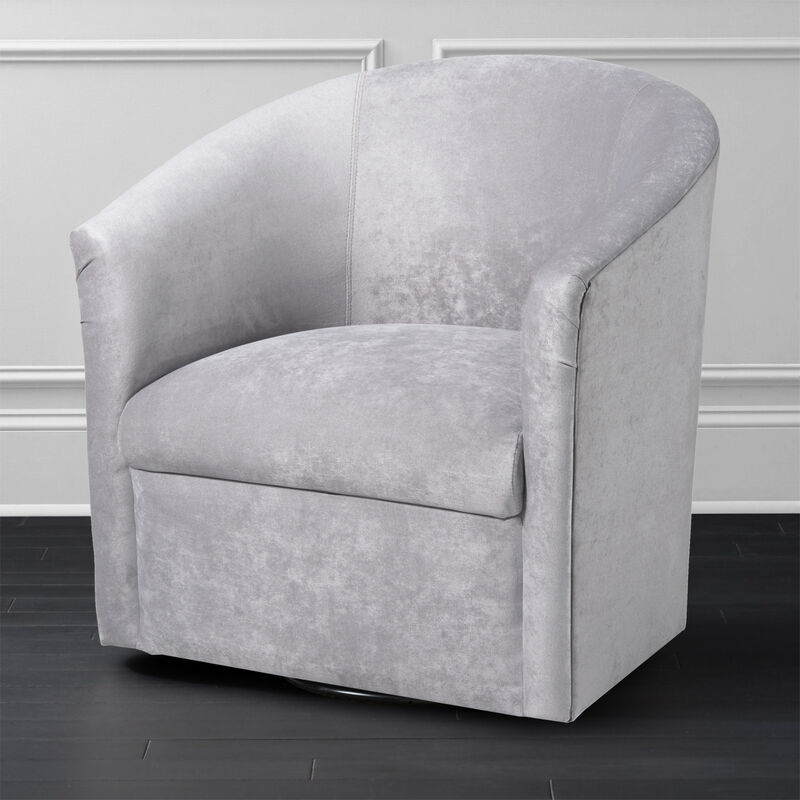 Eden Silver Swivel Chair image number 5
