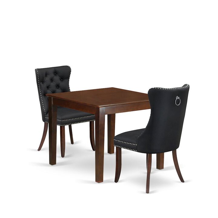 3 Piece Kitchen Table Set for Small Spaces