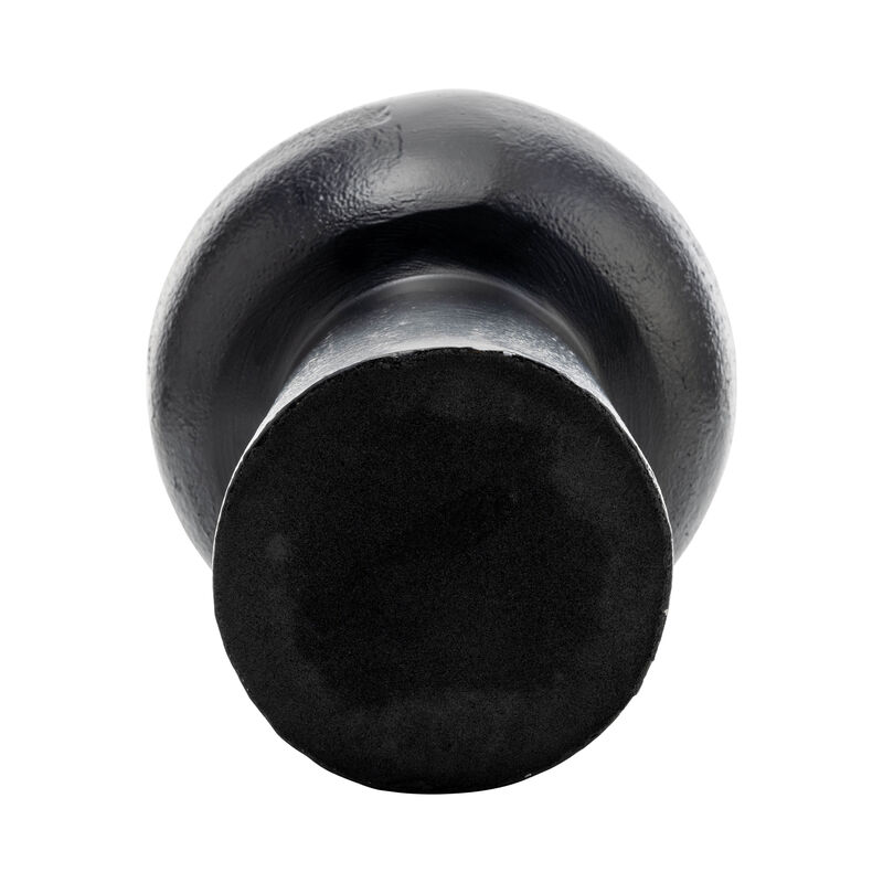Metal,12"h, Mid Ellipsoid Vase,black image number 2