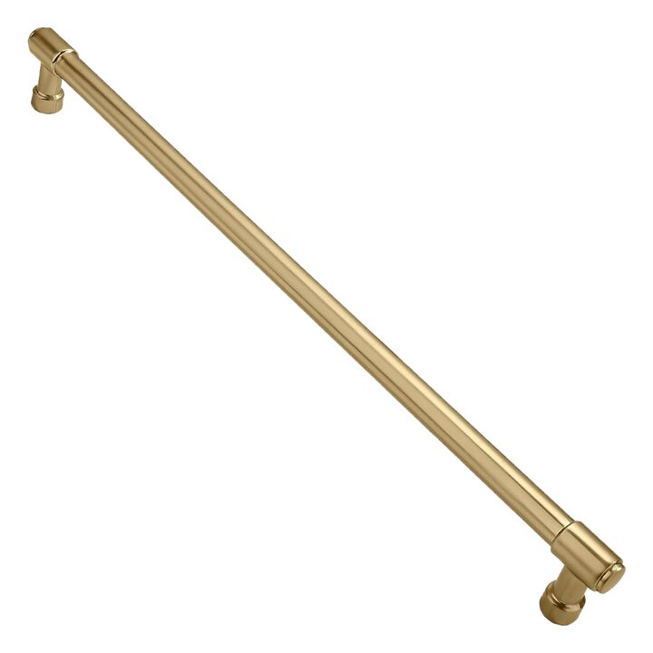 ZAUYX Solid Heavy Duty Jasper Pull Champagne Bronze Appliance Pulls 18 Inch Champagne Brass Cabinet Pulls Extra Long Kitchen Cab