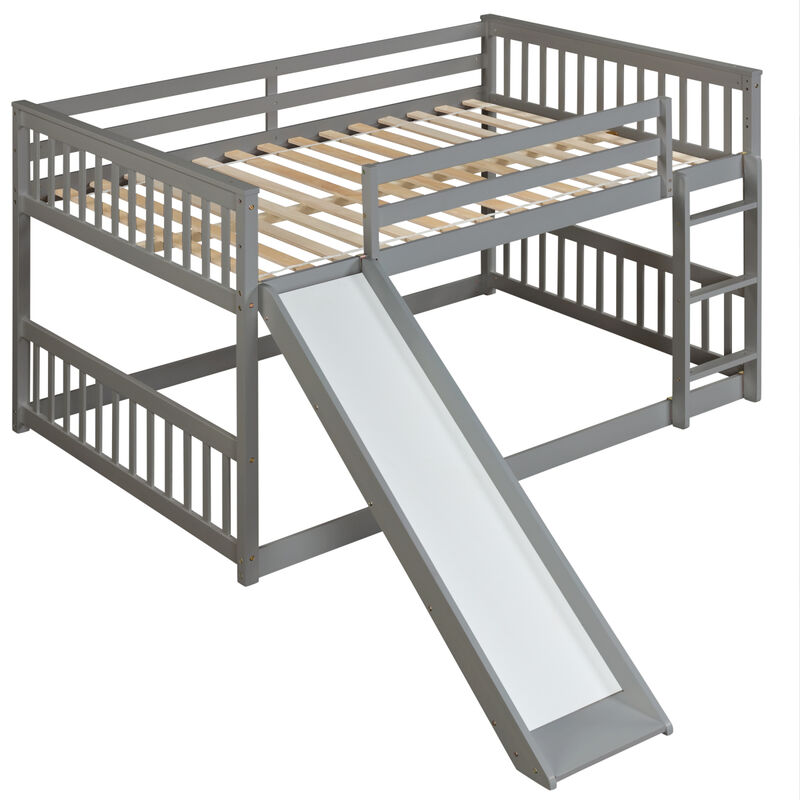Full Over Full Bunk Bed With Slide II