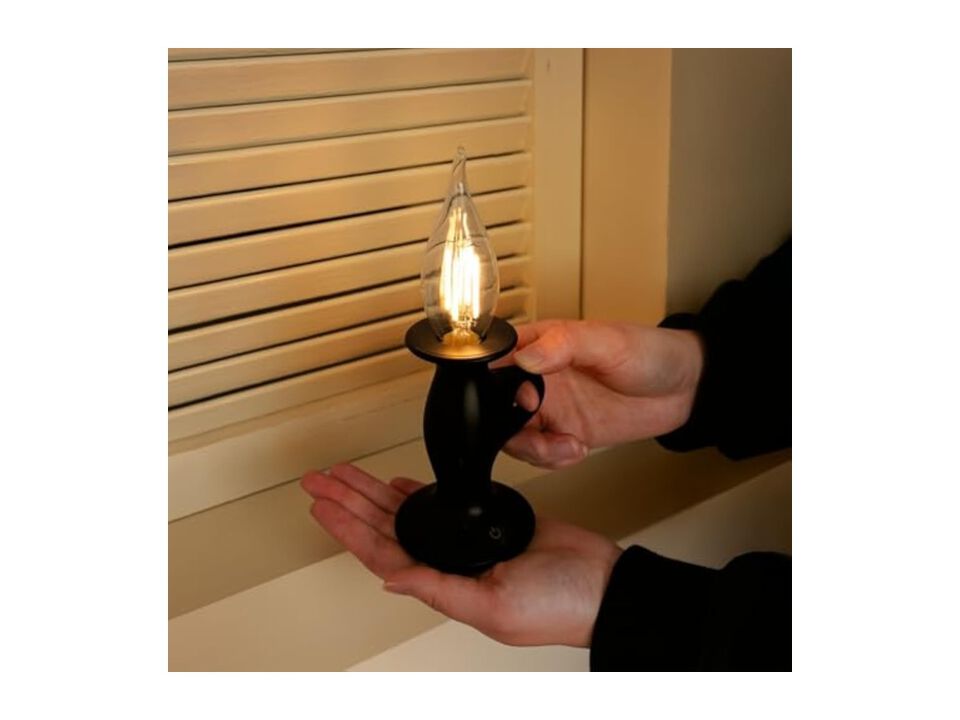 Rechargeable Cordless Dimmable Table Lamp For Bedside 1200mAh Bulbs Included