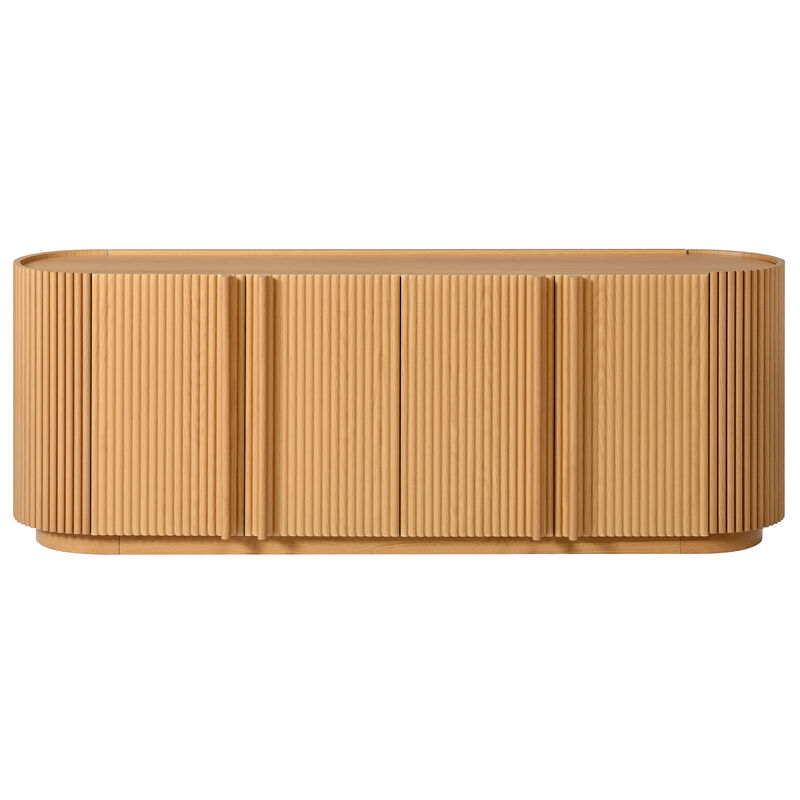 Gabbos Wood Grain TV Stand image number 0